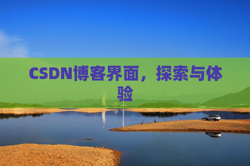 CSDN博客界面，探索与体验